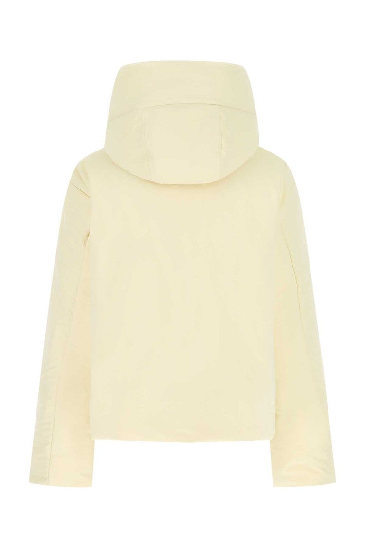 Jil Sander Cream Polyester Oversize Down Jacket