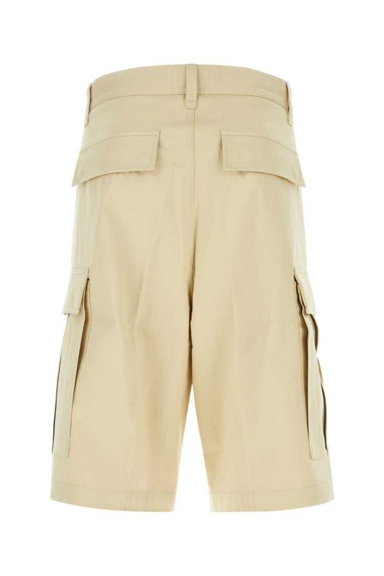 Ami Sand Cotton Bermuda Shorts