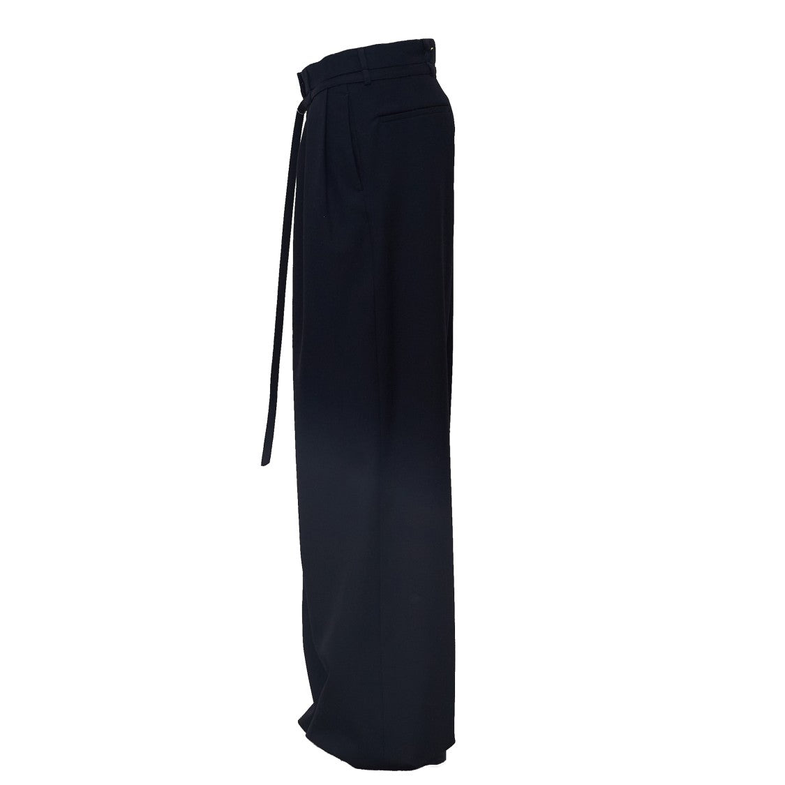 Dries Van Noten Wide-Leg Wool Trousers With Irregular Pleats