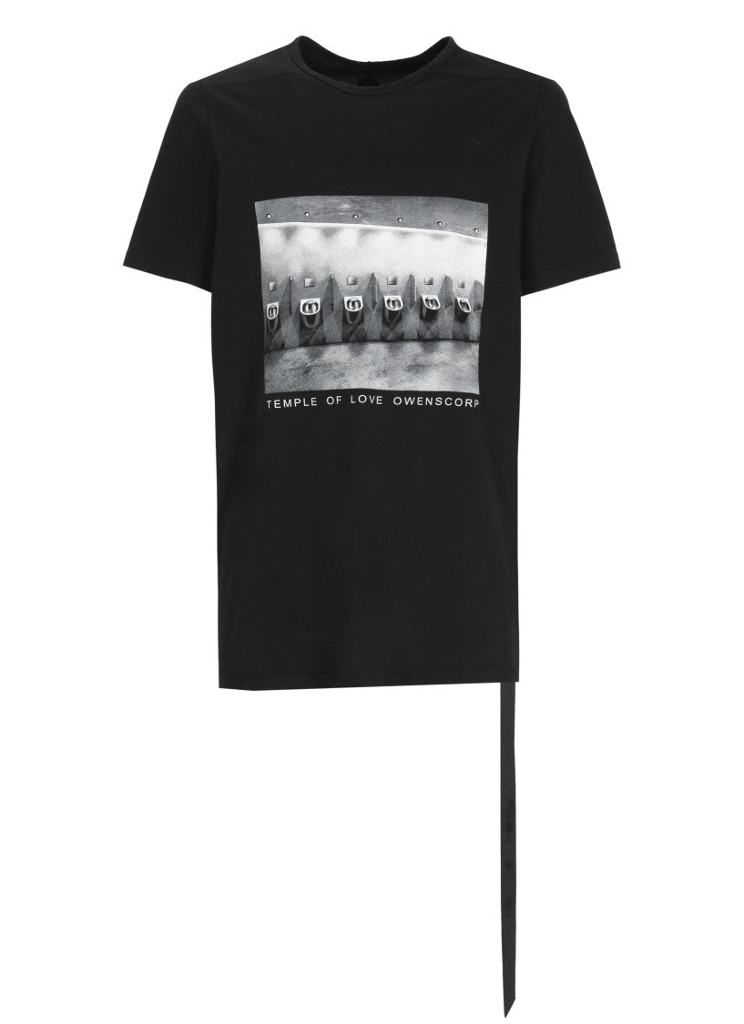 Drkshdw By Rick Owens Black Level T Cotton T-Shirt