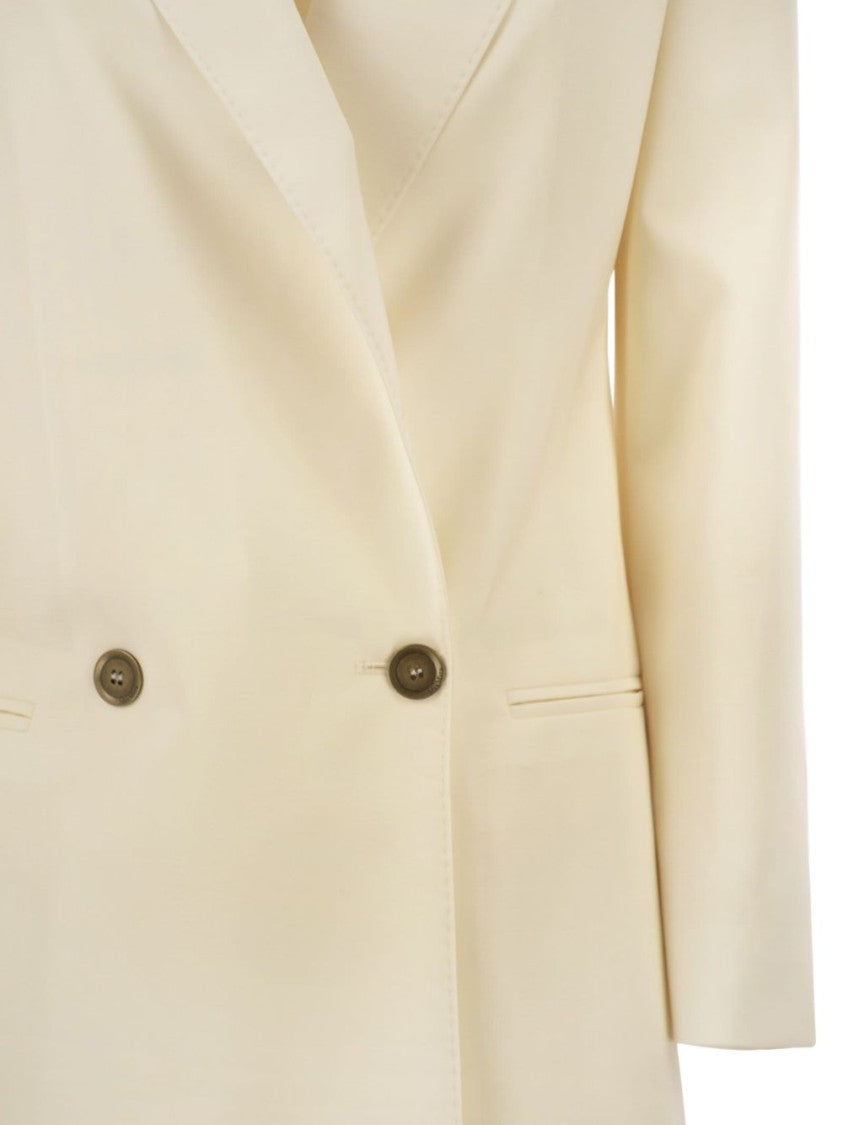 Max Mara Tailored Double-Breasted Classic Lapel Jacket