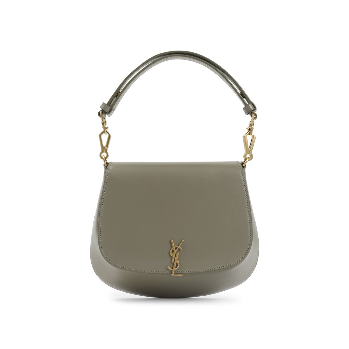 Saint Laurent Voltaire Green Leather Shoulder Bag