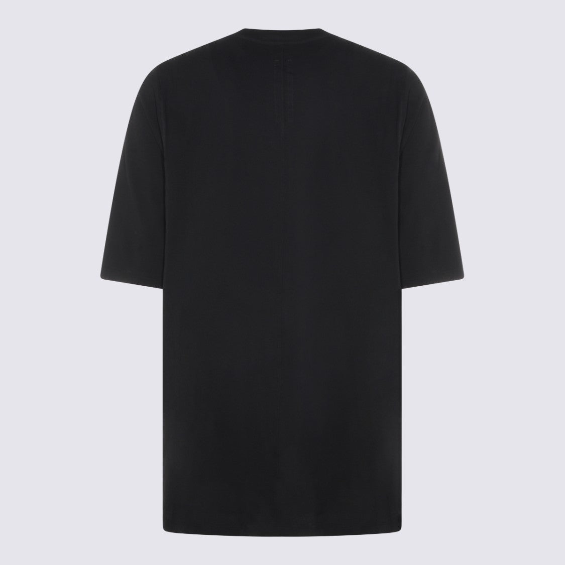 Rick Owens Oversized Black Cotton T-Shirt