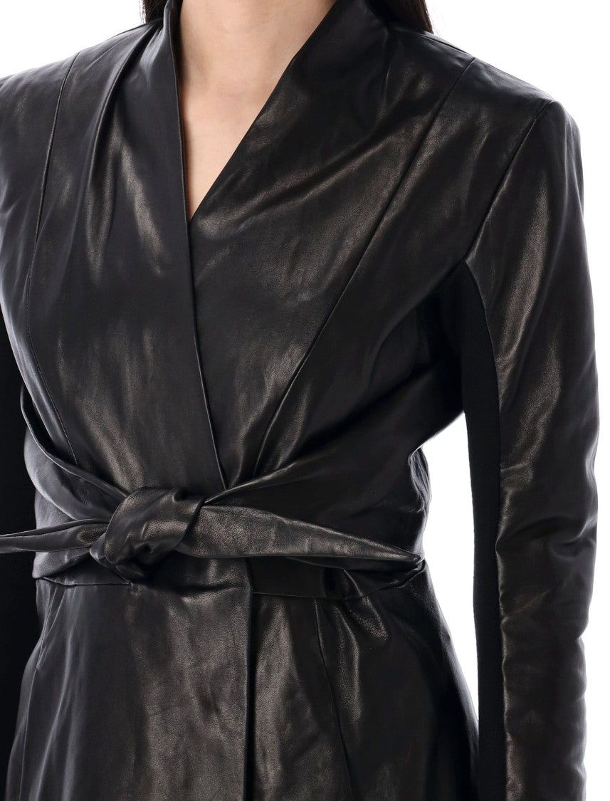 Rick Owens Tailored Wrap Ls Strutter Jacket