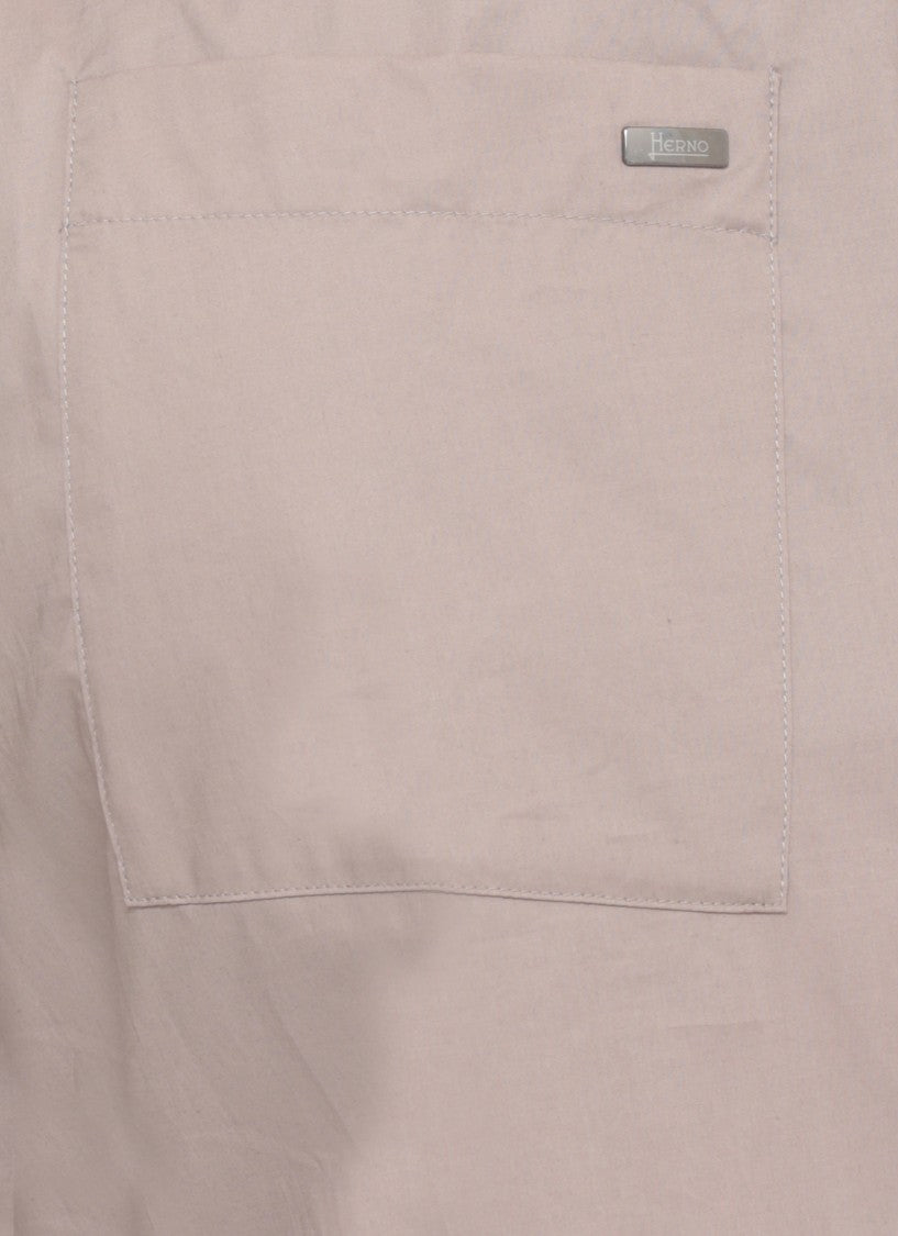 Herno Beige Cotton Straight-Leg Pants