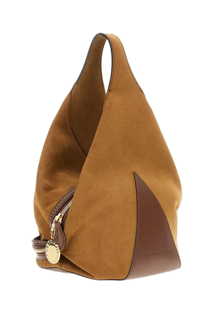 Stella Mccartney Light Brown Vegan Suede Appaloosa Bucket Bag