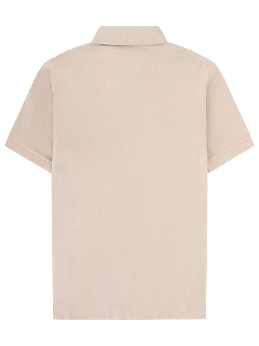 Stone Island Patch Logo Cotton Stretch Polo Shirt