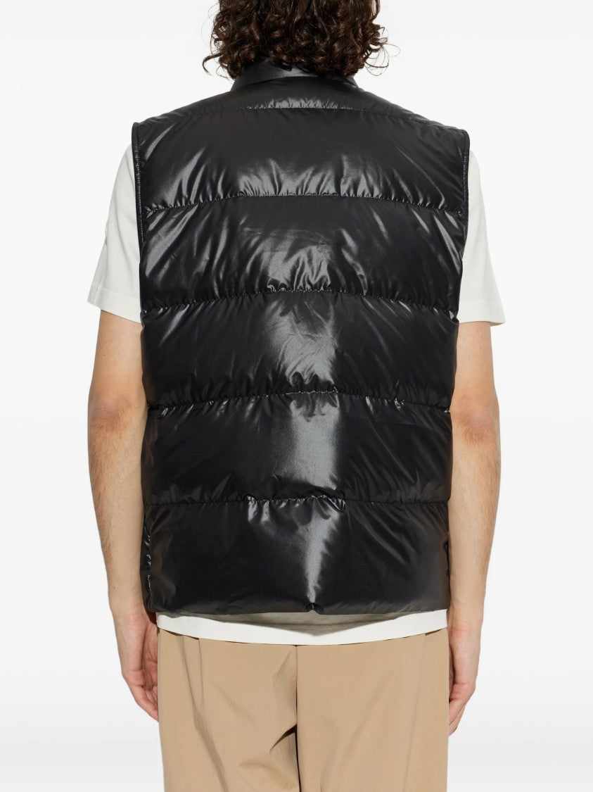 Moncler Black Restigo Quilted Puffer Gilet