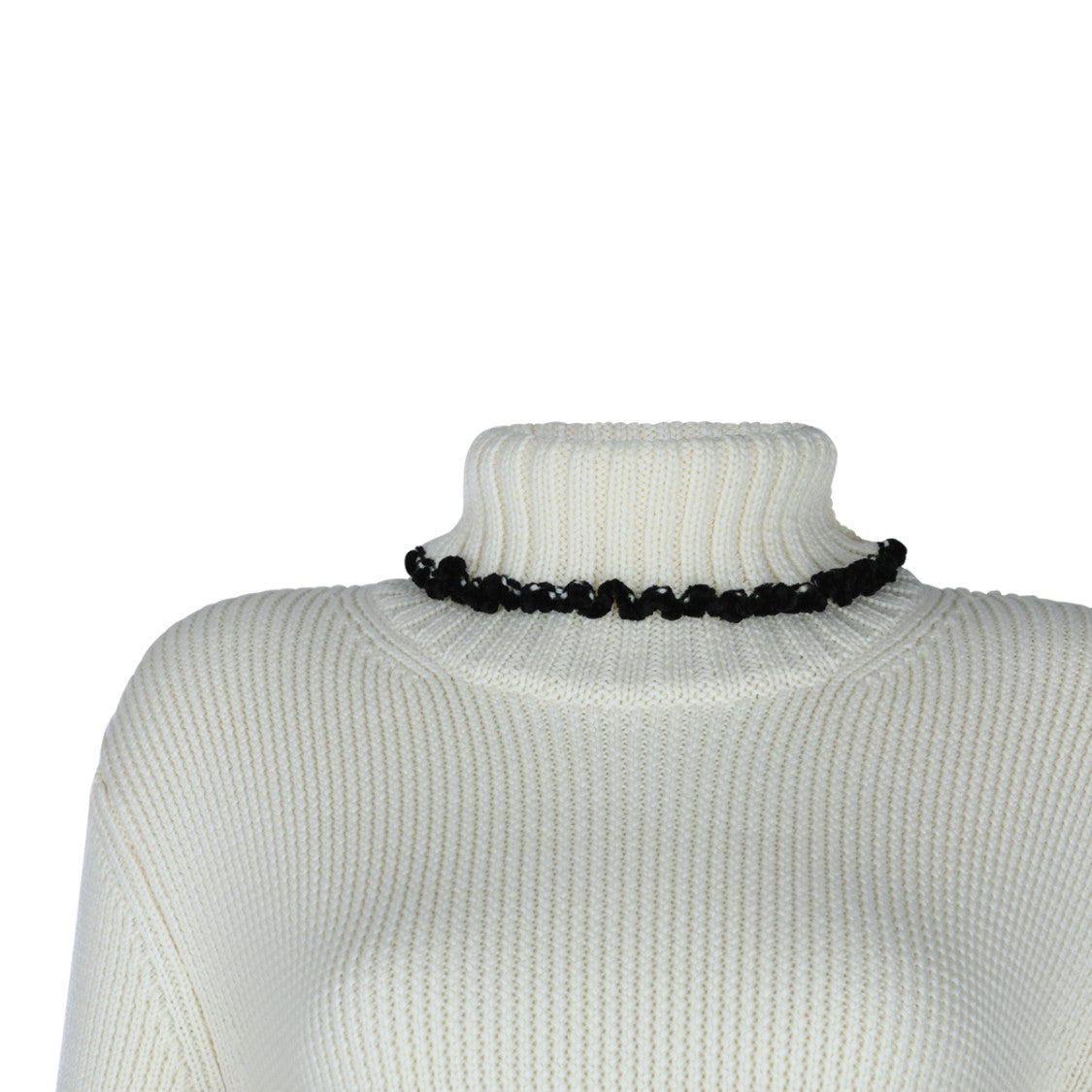 Jil Sander White Wool Knitwear