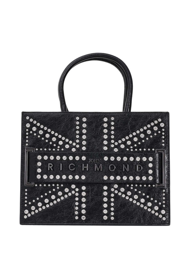 Richmond Rectangular Tote Bag With Studded Geometric Design
