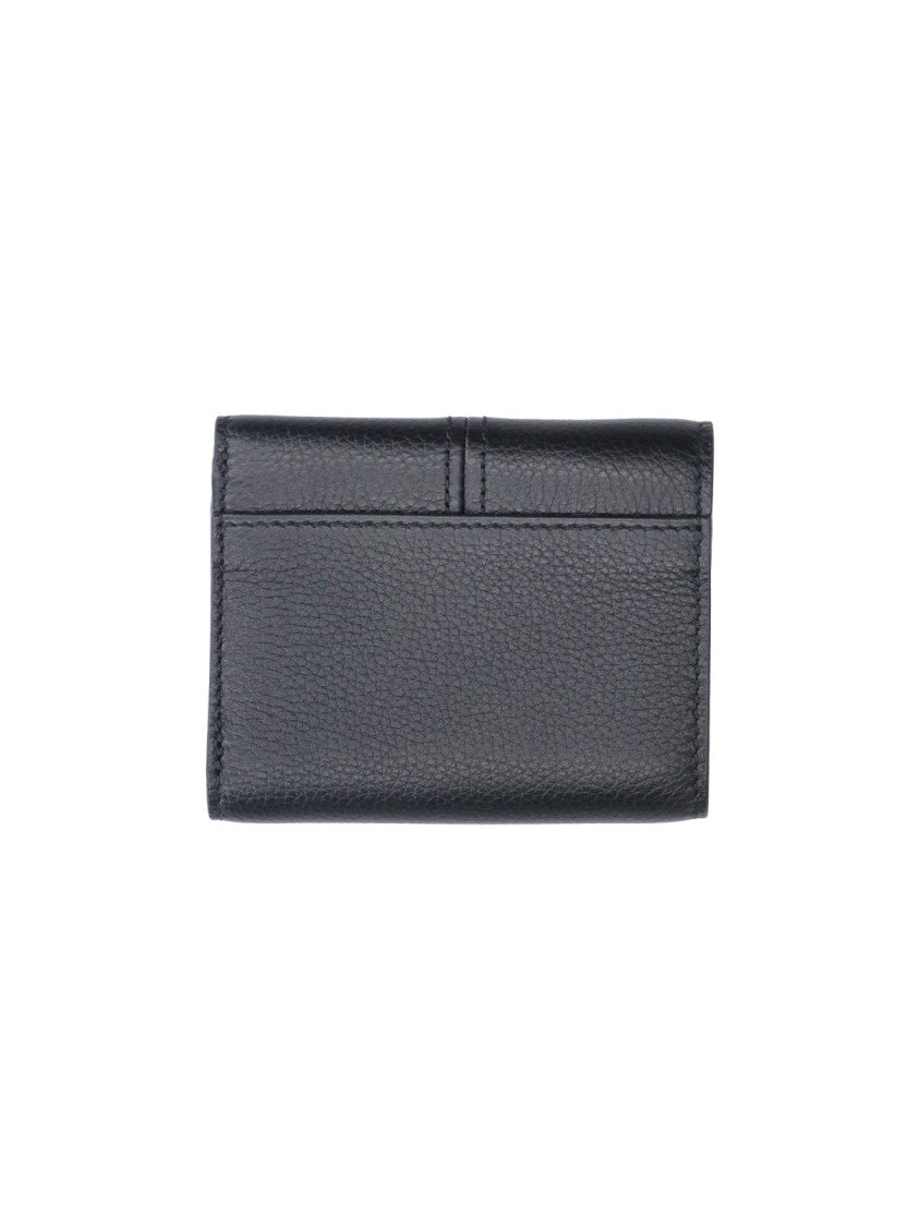 Maison Margiela Black Four Stitches Leather Wallet