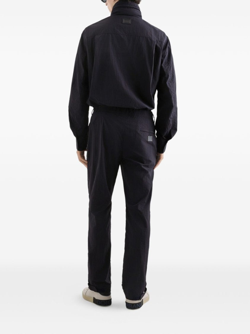 Dolce & Gabbana Short-Sleeve T-Shirt With Embroidered Emblem