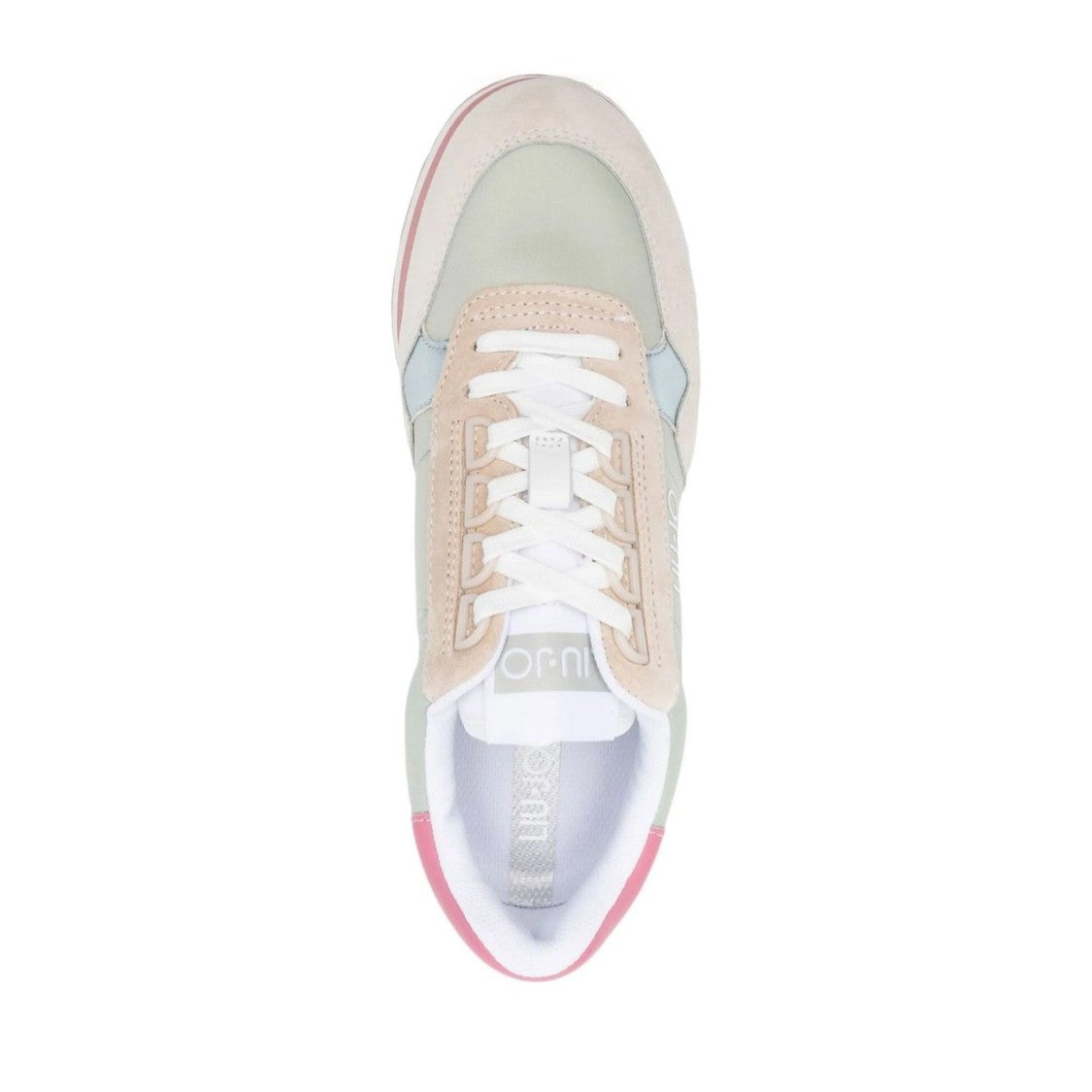 Liu Jo Multicolor Amazing 10 Layered Textured Outsole Leather Sneakers