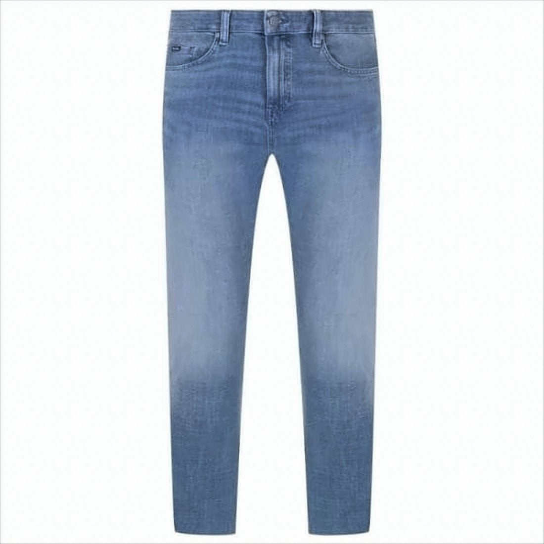 Hugo Boss Slim-Fit Blue Denim Pants With Classic Five-Pocket Design