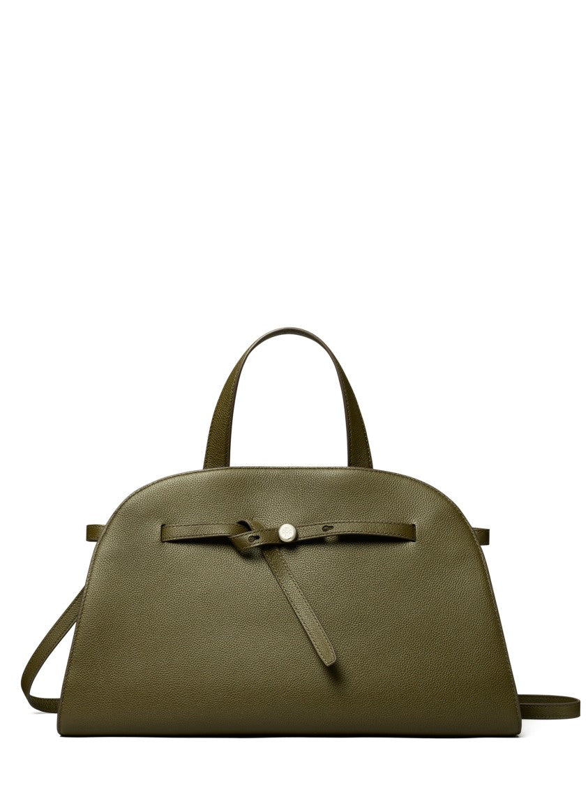 Tory Burch Romy Bauletto Belt Detail Elongated Handbag