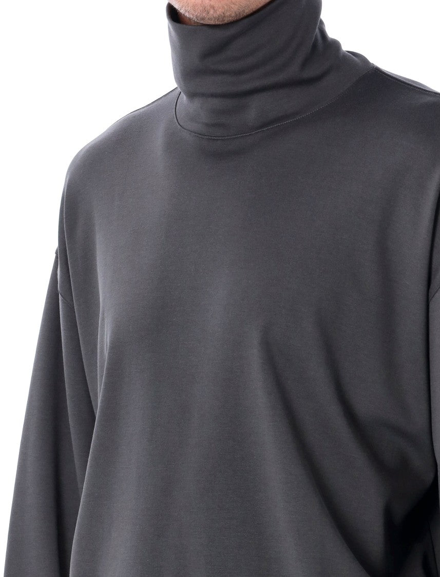 Lemaire Relaxed Mock Neck T-Shirt