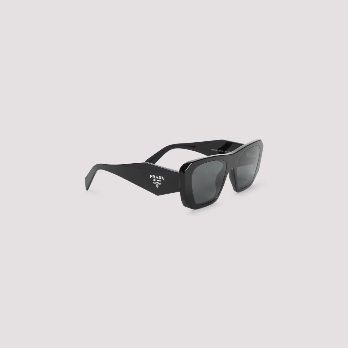 Prada Eyewear Black Acetate Symbole Sunglasses