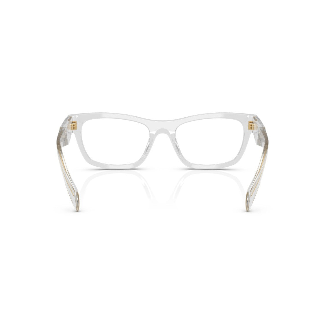 Prada 0Pr B01v Bold Square Transparent Acetate Sunglasses