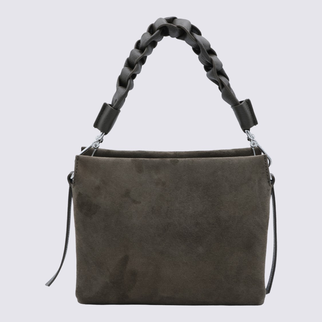 Coccinelle Structured Handbag With Braided Handle And Minimalist Design