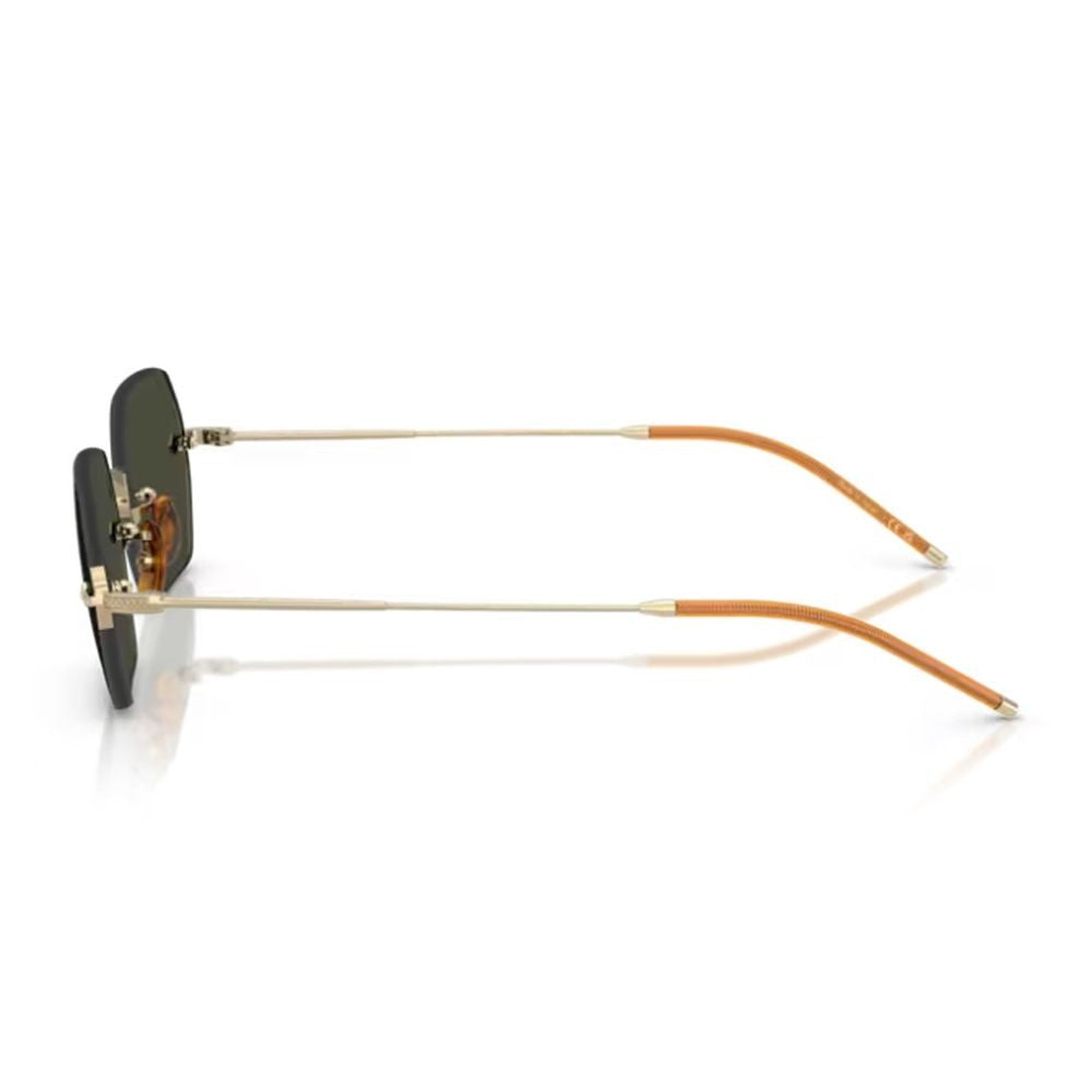 Oliver Peoples Ov1353st Tk-13 Rimless Gold-Tone Titanium Sunglasses