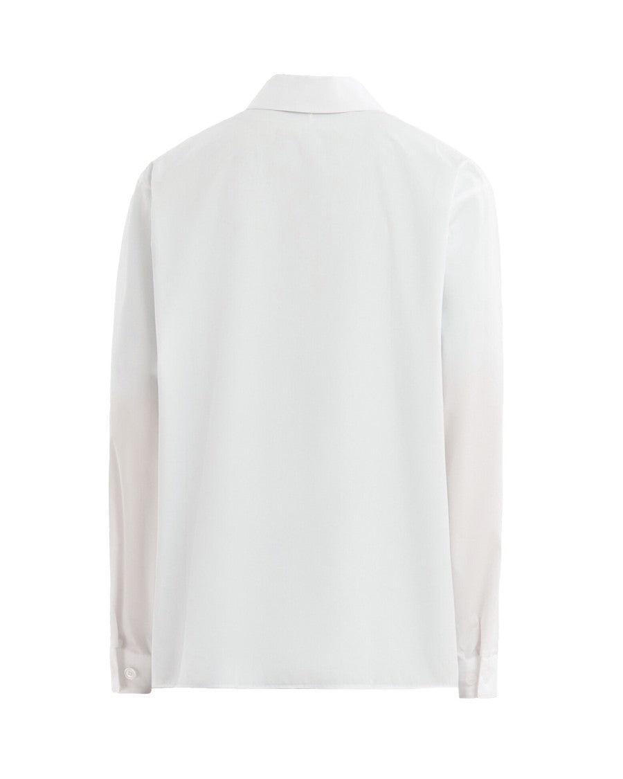 Marni White Zip-Up Shirt