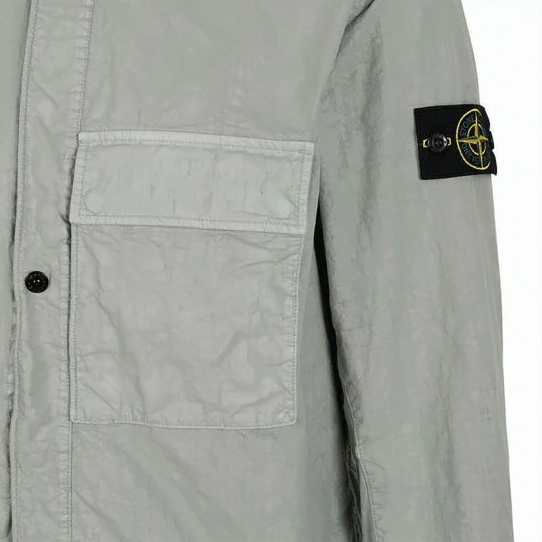Stone Island Long-Sleeve Casual Shirt With Flap Pocket