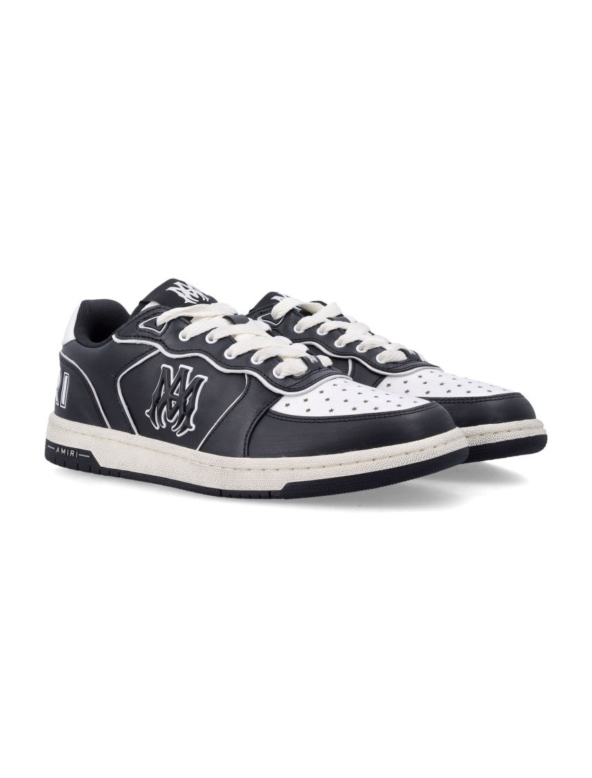 Amiri Newport Logo Perforated Low-Top Sneakers