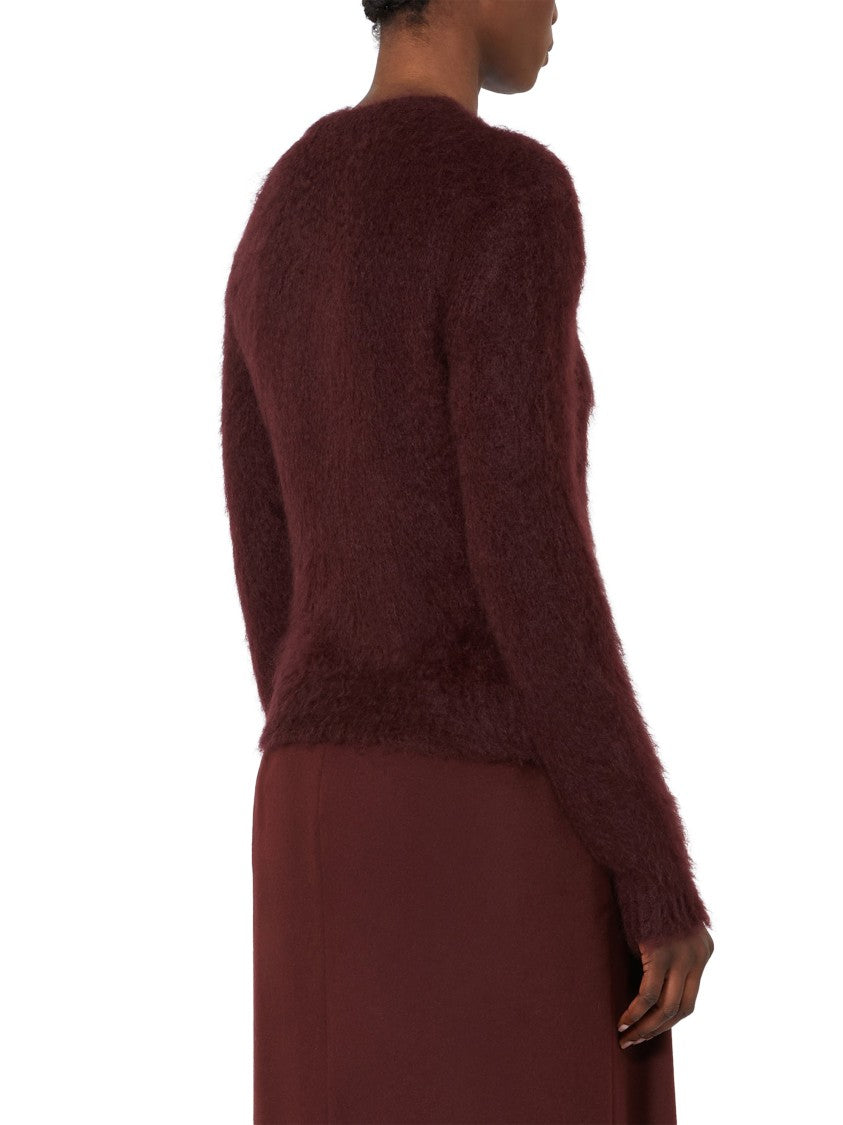 Max Mara Classic Knit Sweater In Mohair-Wool Blend
