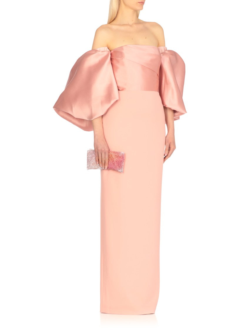 Solace London Pink Floris Maxi Dress