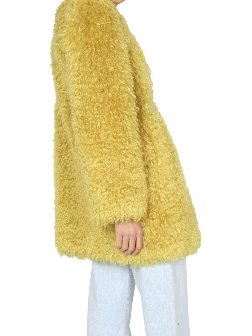 Becagli Since 1994 Textured Faux Fur Coat