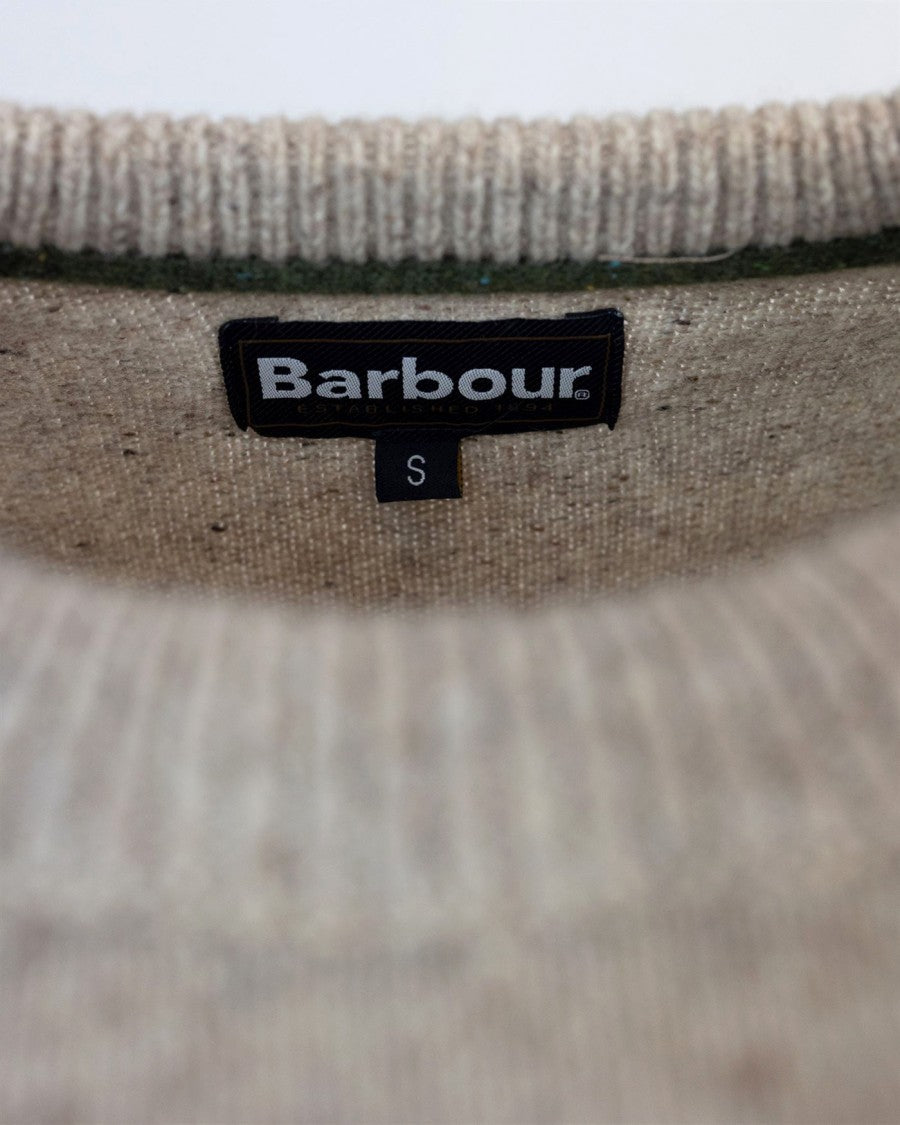 Barbour Beige Tisbury Essential Sweater