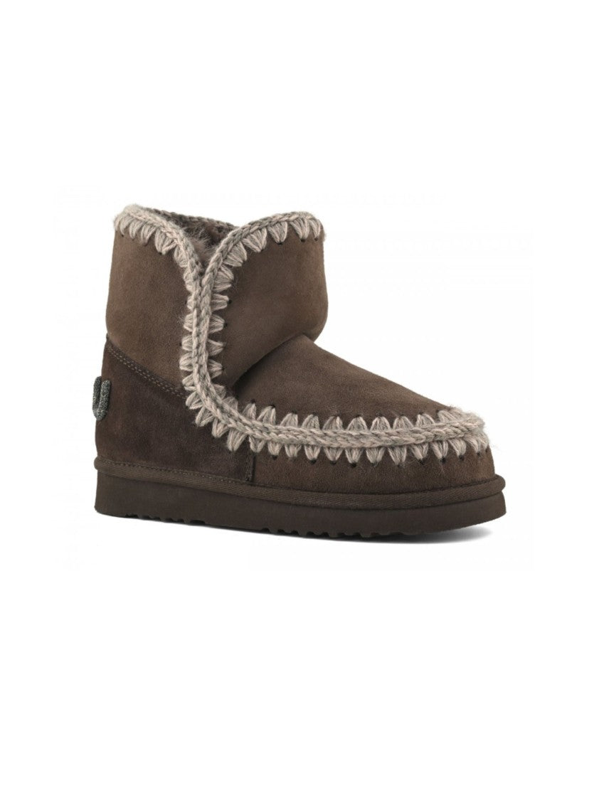 Mou Brown Eskimo 18 Glitter Logo Clog