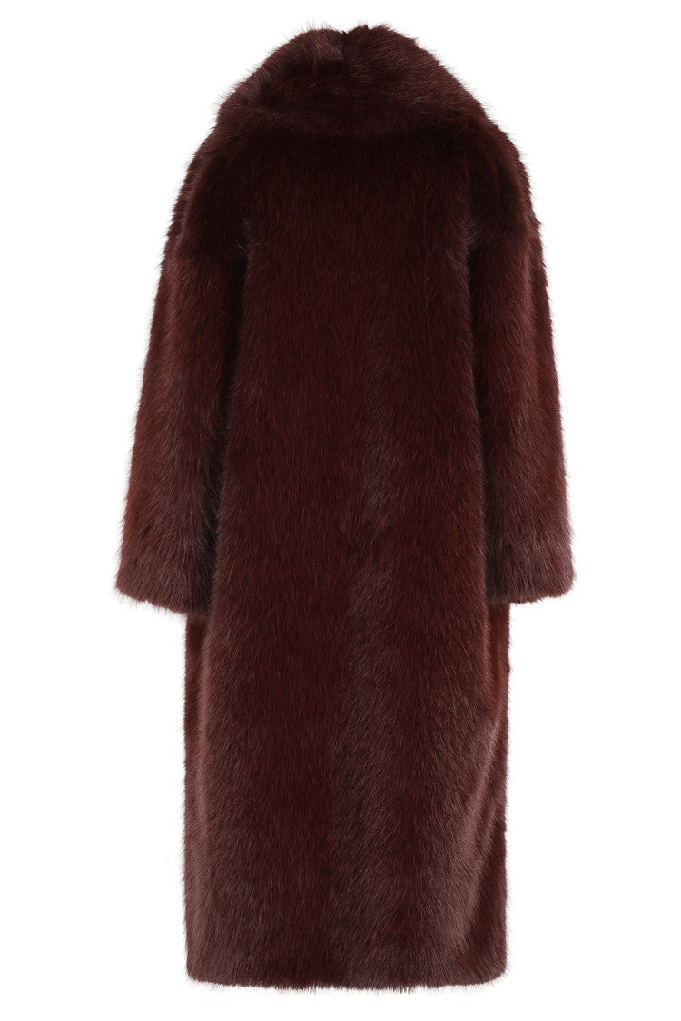 Elisabetta Franchi Eco Fur Long Coat