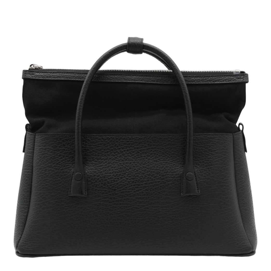 Maison Margiela Structured Handbag With Textured Leather