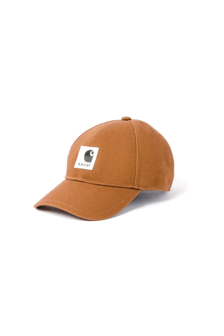 Sacai X Carhartt Wip Structured Duck Fabric Cap With Adjustable Strap