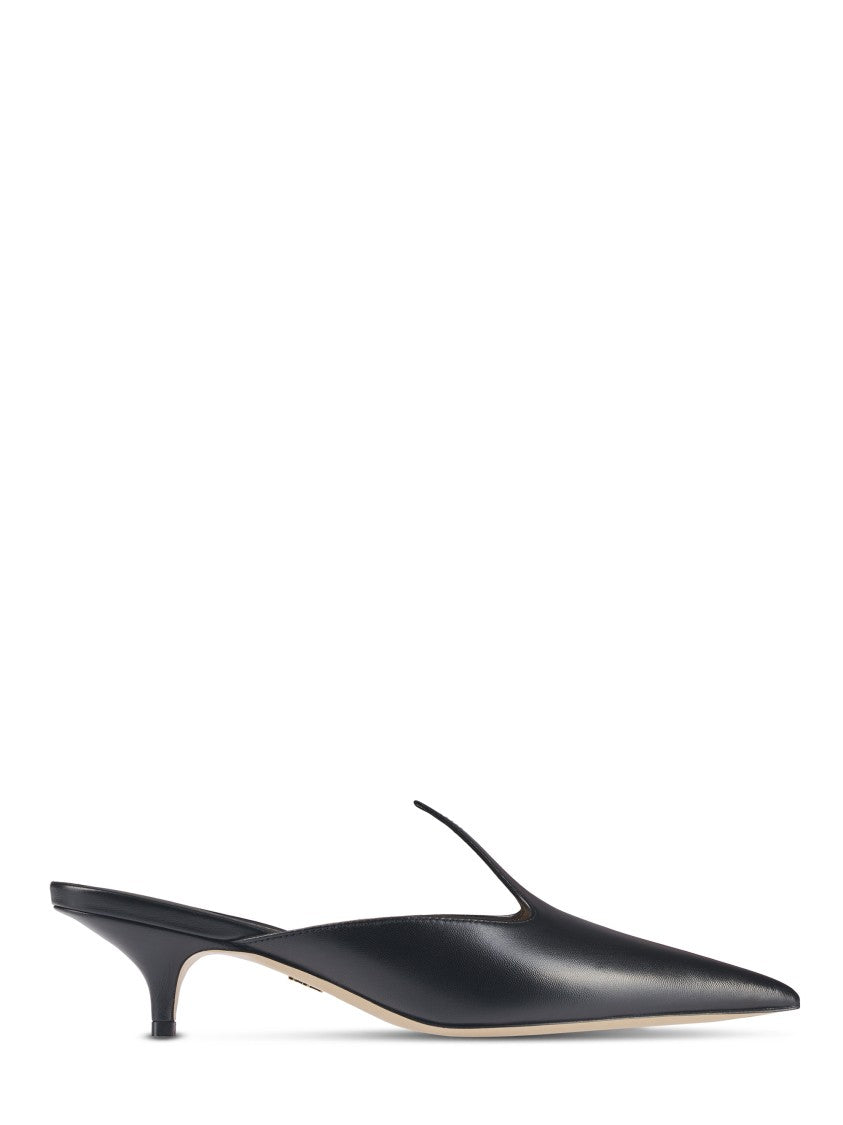 Ferragamo Pointed Toe Pumps With Unique Cut-Out Design