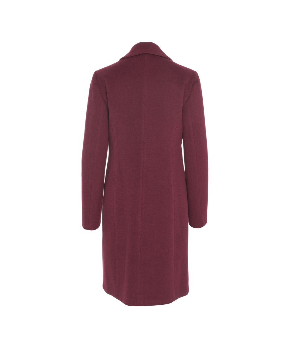 Kaos Double-Breasted Structured Coat With Wide Lapels