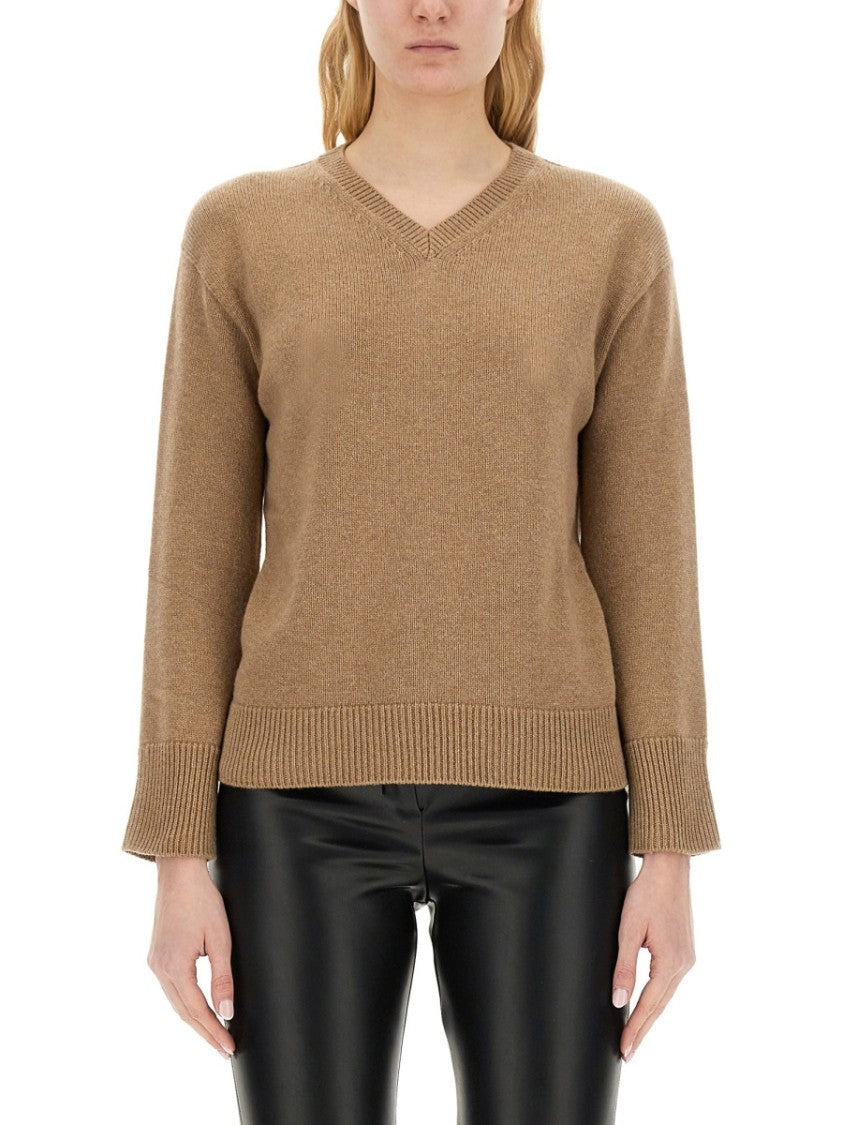 Max Mara V-Neck Sweater Crafted From Premium Cashmere