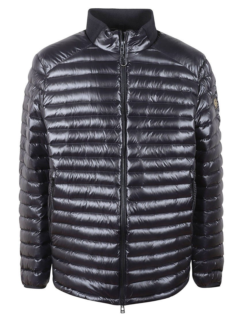 Belstaff Quilted Black Polyamide Casual Jacket