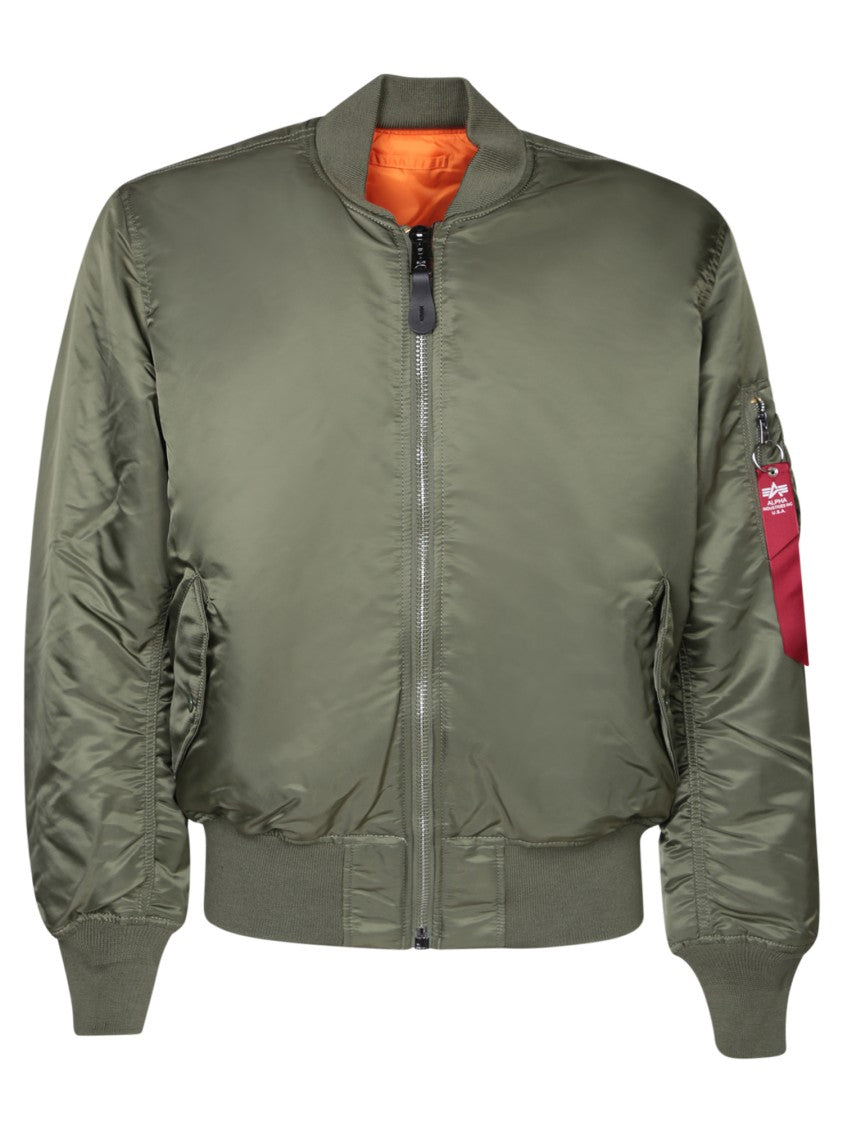 Alpha Industries Green Reversible Nylon Jackets