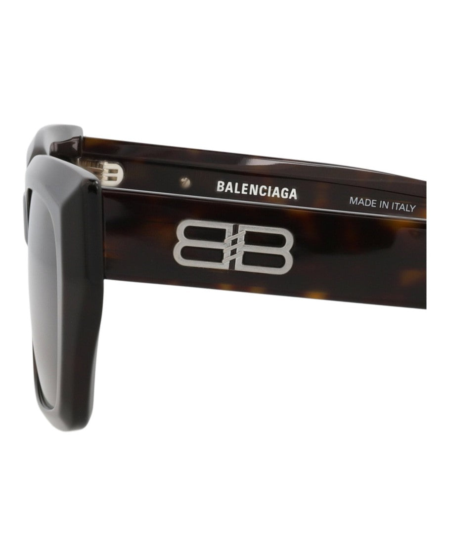 Balenciaga Square-Frame Recycled Acetate Sunglasses