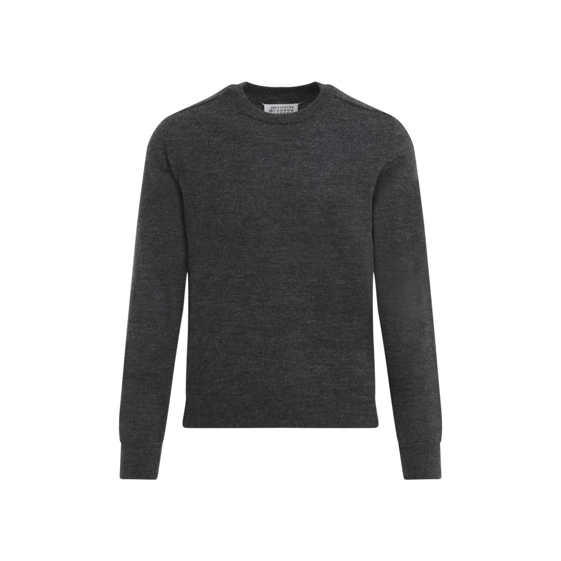 Maison Margiela Wool Sweater With Elbow Patches And Classic Fit
