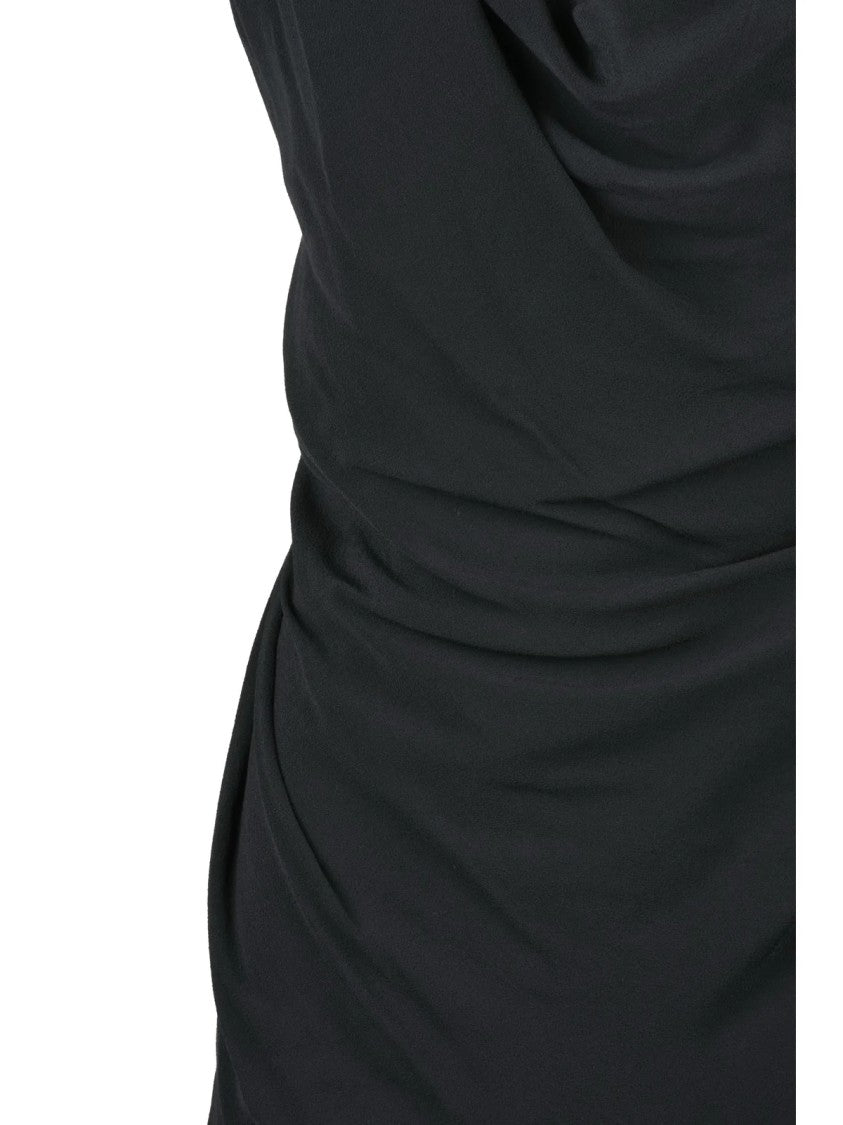 Vivienne Westwood Long Amber Dress With Asymmetric Design And Internal Corset