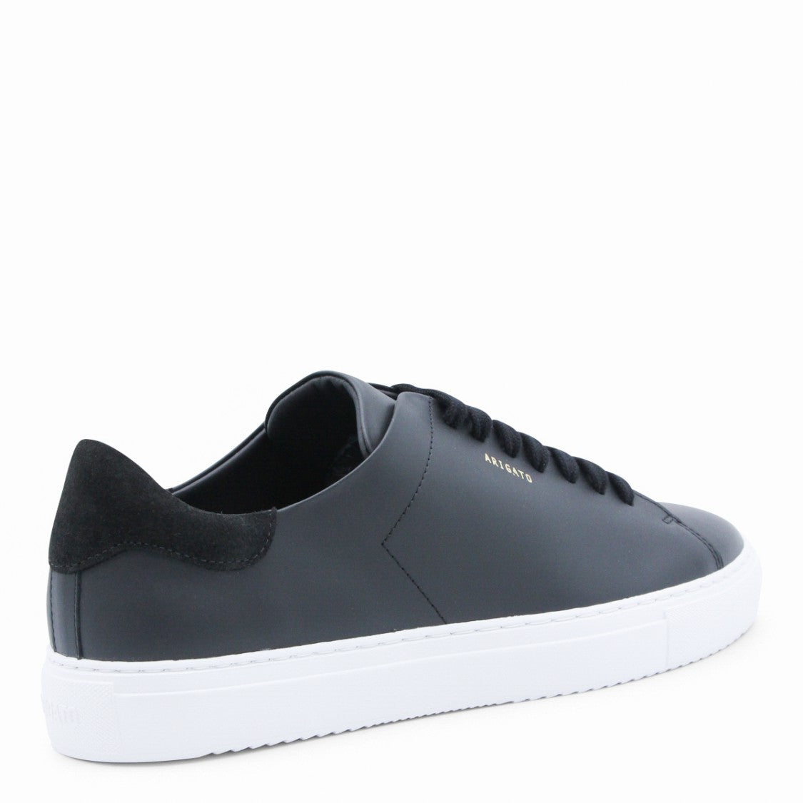 Axel Arigato Black Leather White Rubber Sole Sneakers
