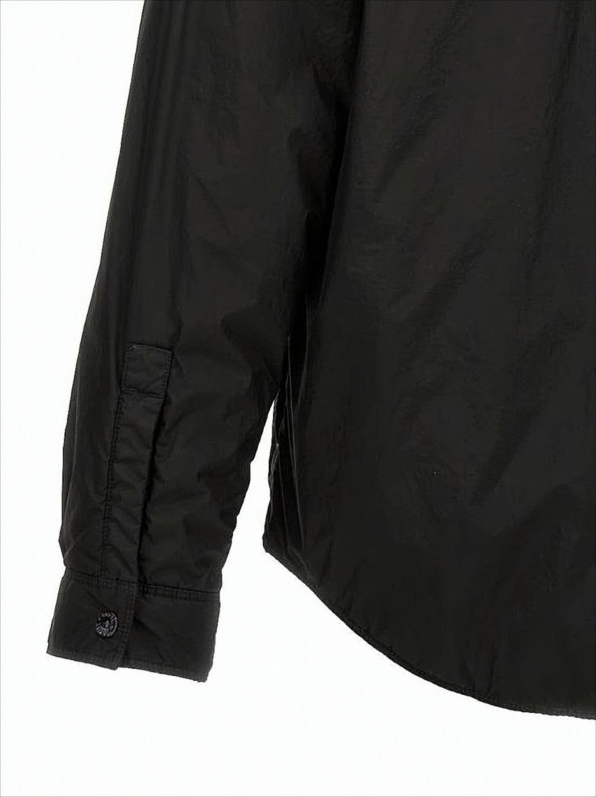 Stone Island Lightweight Black Outerwear Shirt