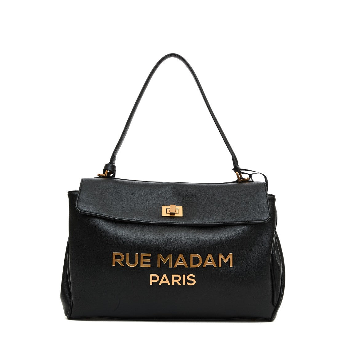 Rue Madame Les Leopard Bag With Writing