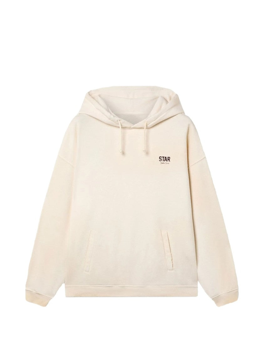 Golden Goose Black Cotton Star Oversized Hoodie