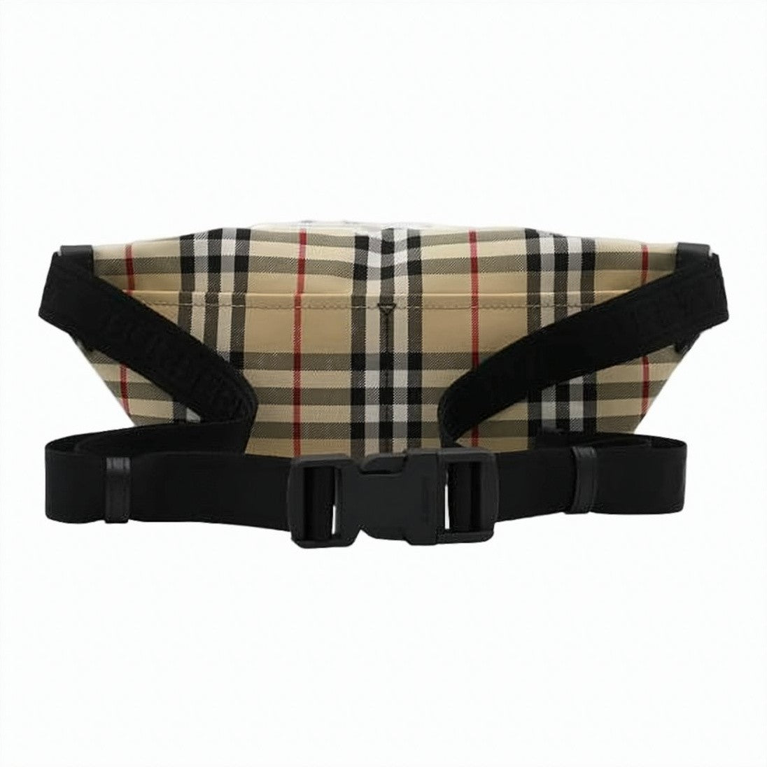 Burberry Burberry Nylon Belt Bag With Classic Check Pattern