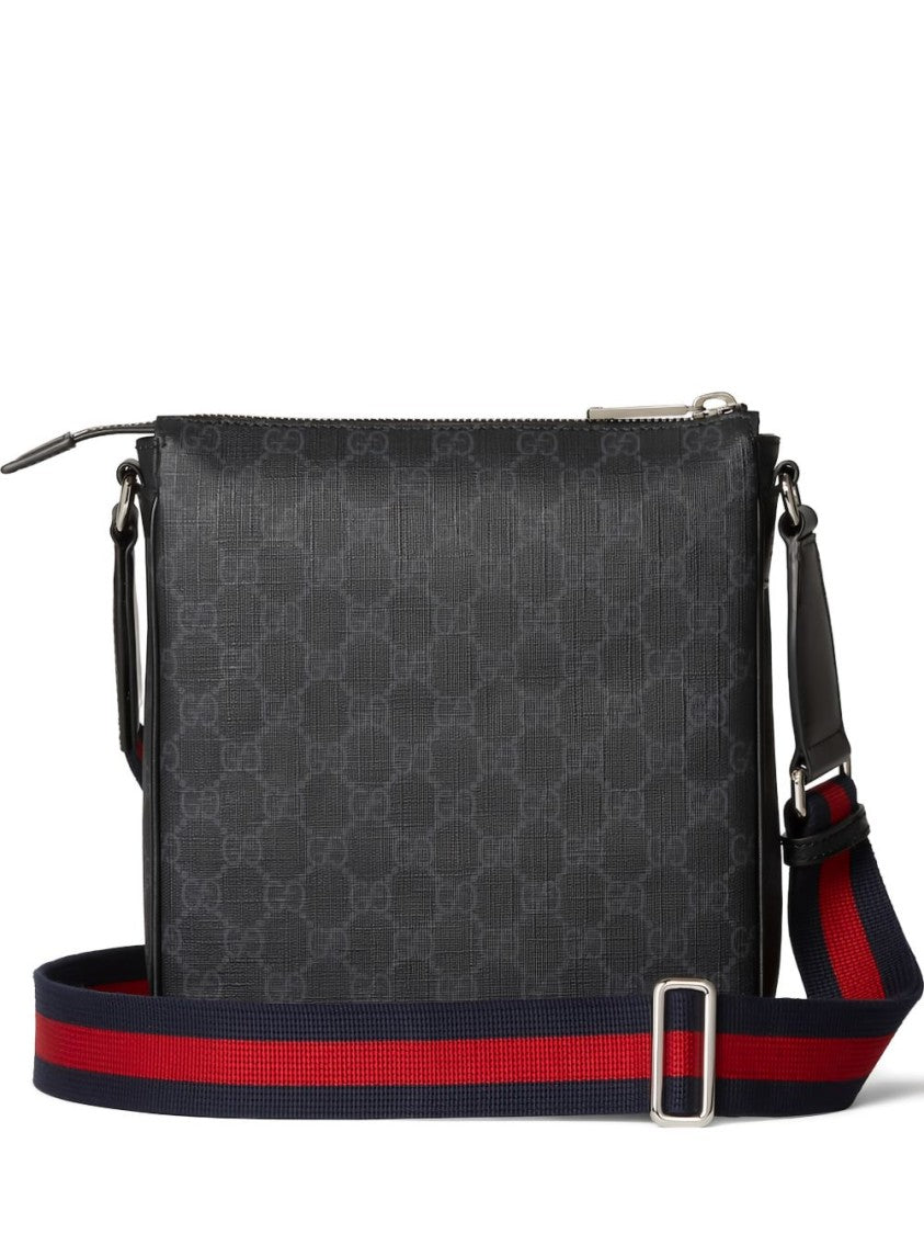 Gucci Rectangular Crossbody Bag With Subtle Monogram Design
