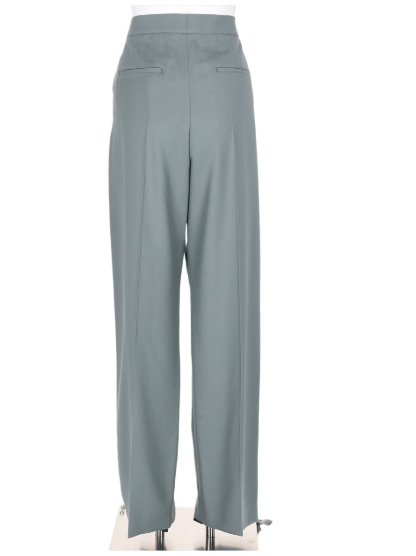 Chloé Tailored Cigarette Pants In Smooth Wool Gabardine